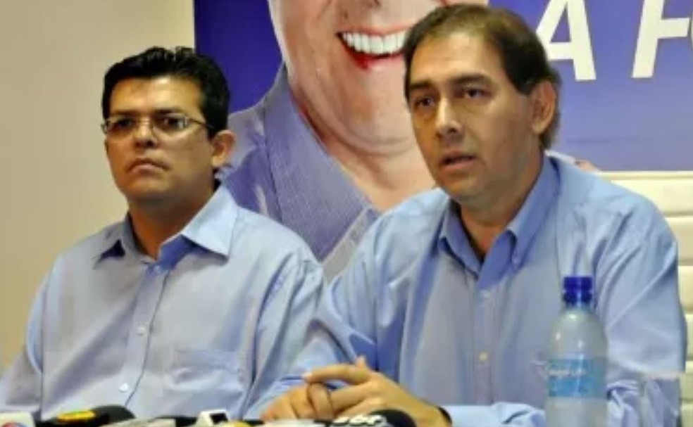 Ex-prefeitos, Gilmar Olarte e Alcides Bernal, foram condenados por improbidade administrativa — Foto: Arquivo: Tatiane Queiroz/G1MS