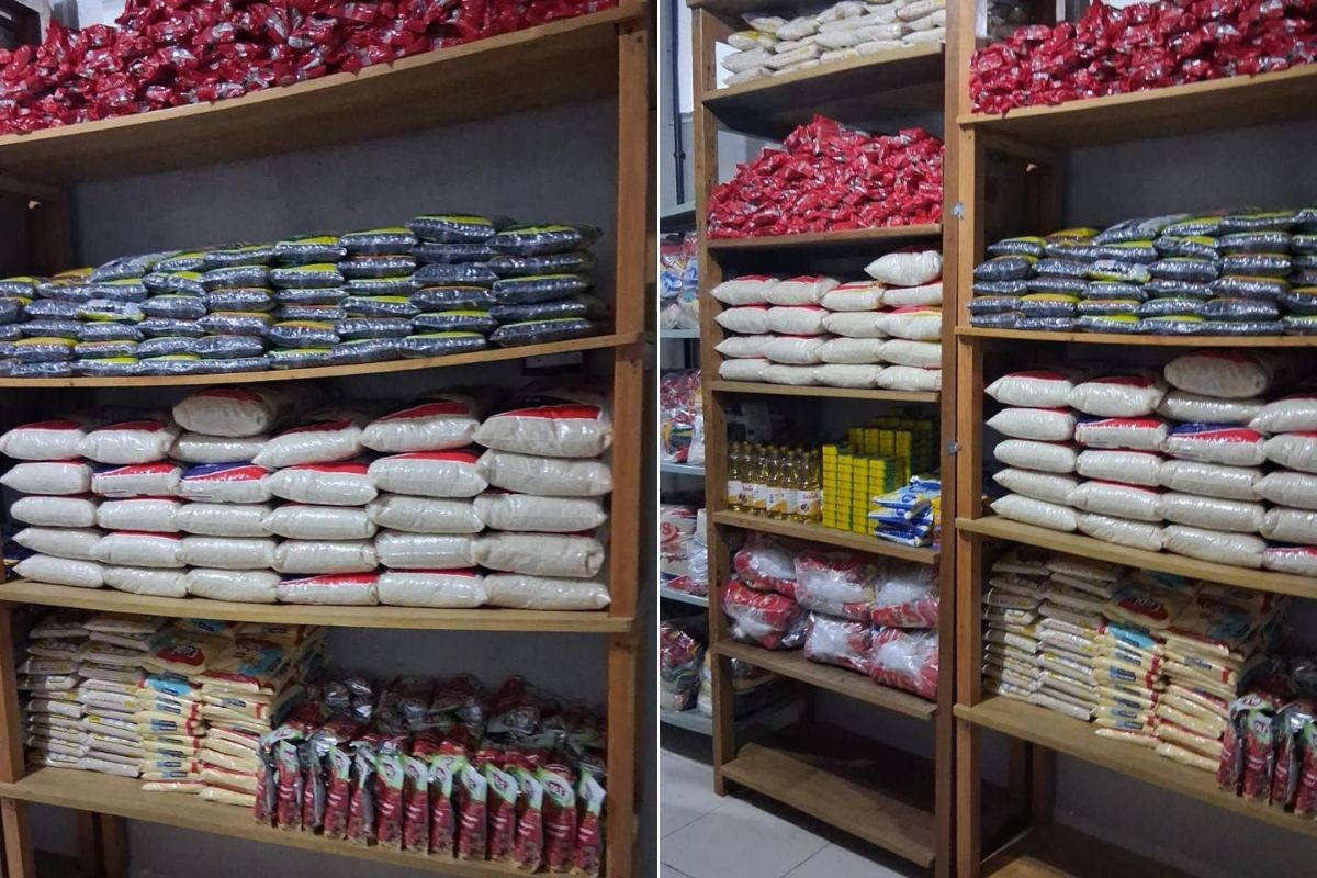 'Mercado do Bem' troca plástico reciclável por alimentos e itens de higiene no litoral de SP