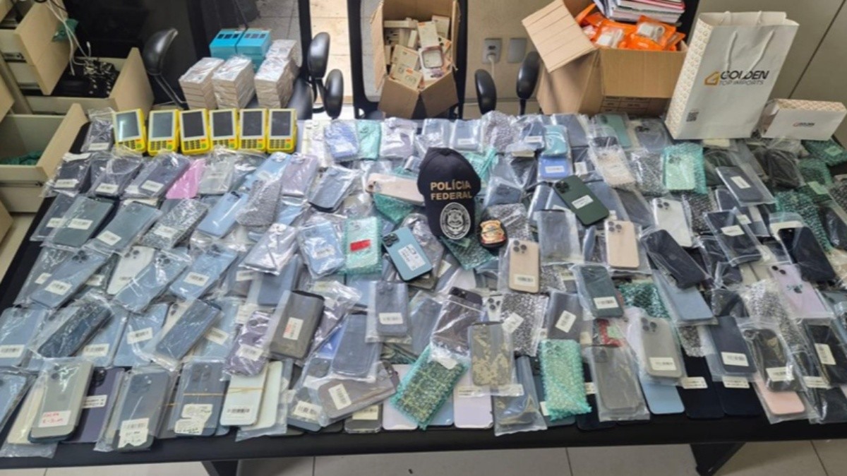 PF mira importação clandestina de celulares sem pagamento de impostos; grupo movimentou R$ 60 milhões