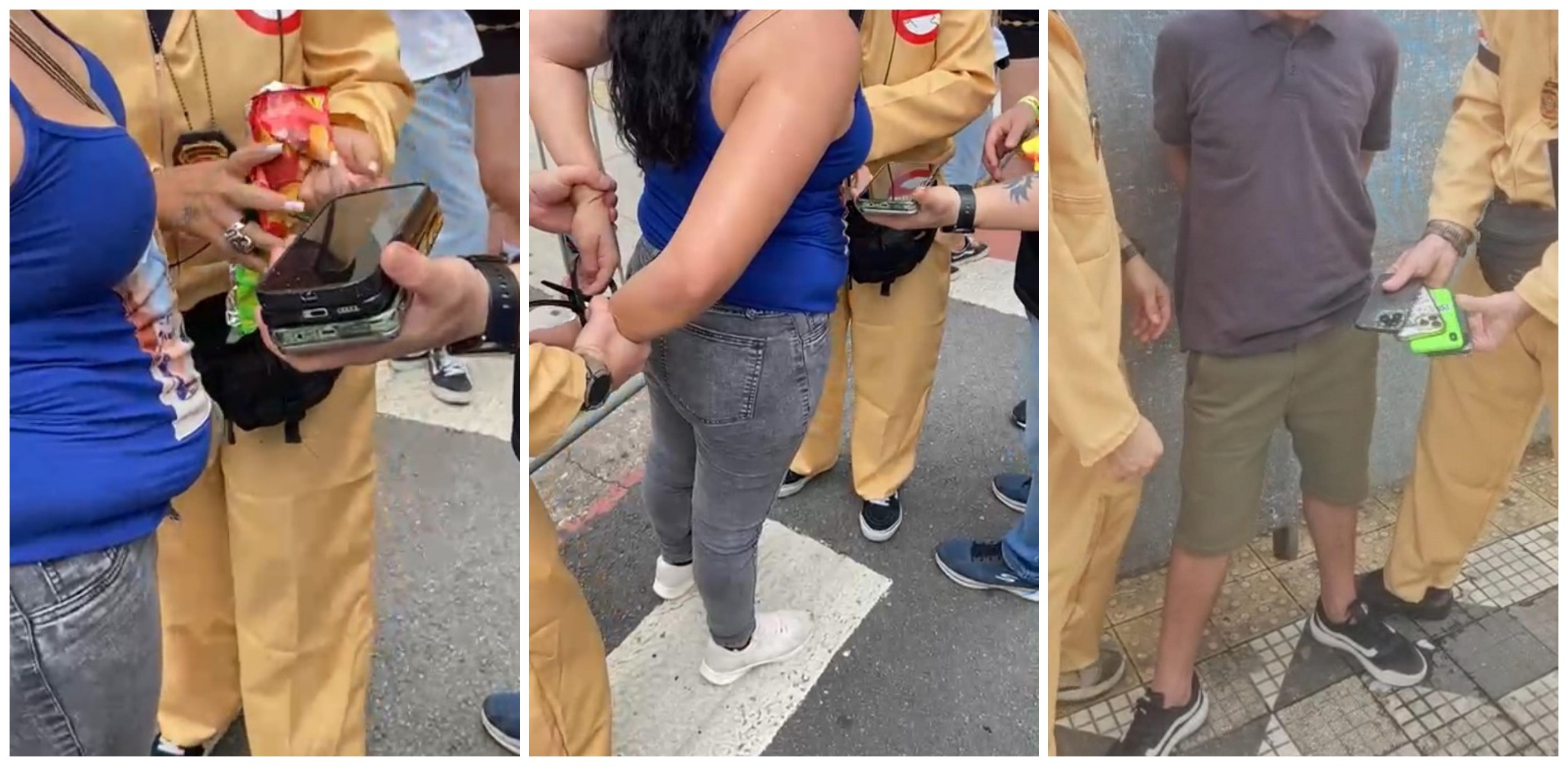 Fantasiados de caça-fantasmas, policiais prendem suspeitos de furto de celulares em bloco de SP