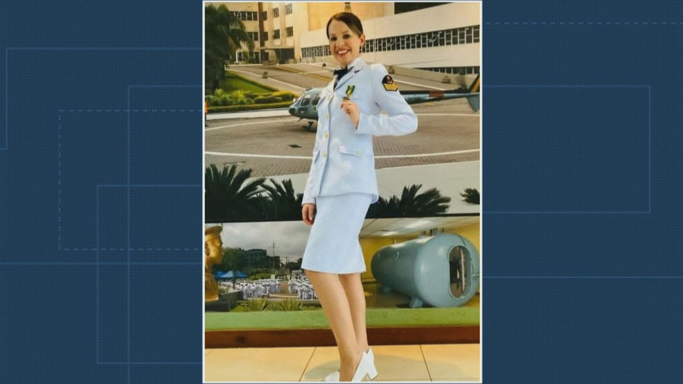 A sargento da Marinha, Juliana da Slva Oliveira Pessoa, de 37 anos — Foto: Reprodução/TV Globo