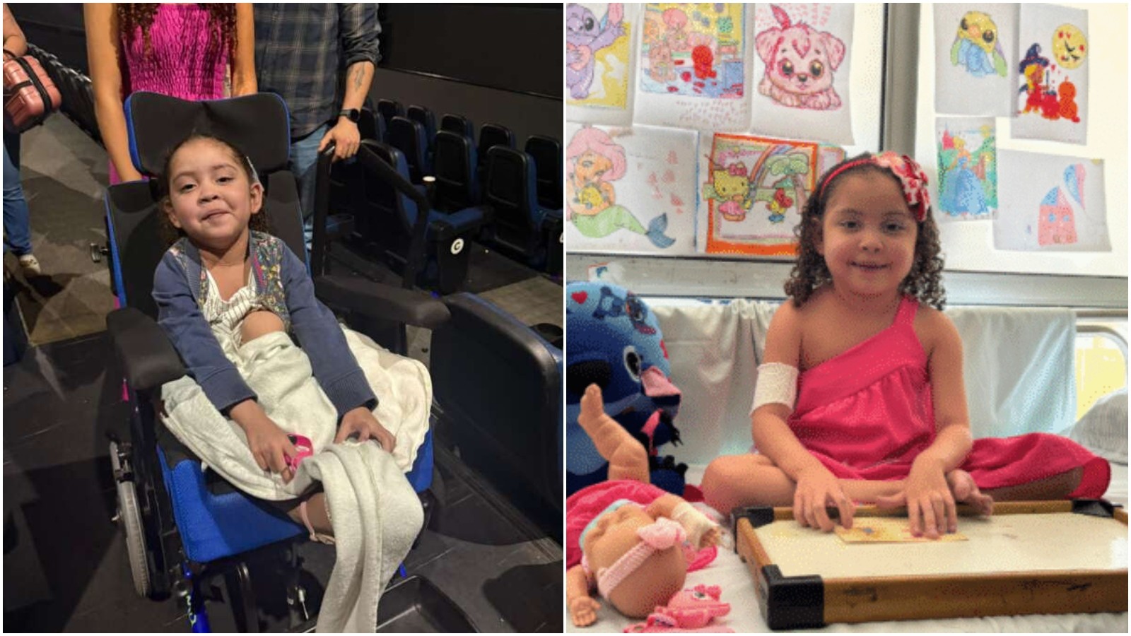 Criança de 6 anos com malformação no coração realiza o sonho de ir ao cinema em Fortaleza