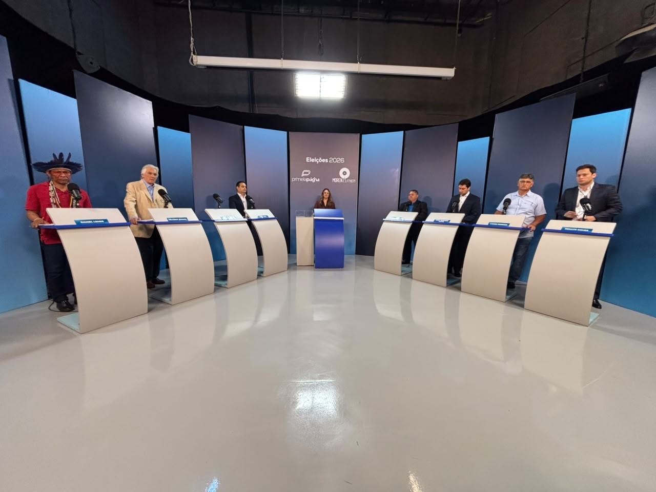 Primeiro debate de candidatos ao governo de MS tem ataques contra atual gestão, sem tumulto