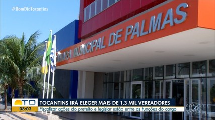 Tocantins vai eleger mais de 1,3 mil vereadores