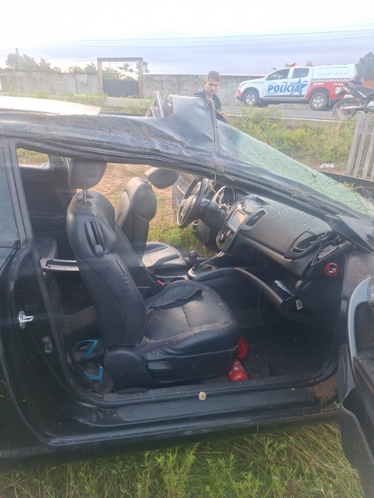 Quatro pessoas ficam feridas após acidente na PA-437, em Óbidos