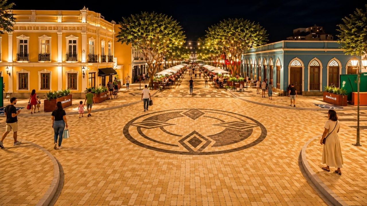 Interdição da Ferreira Pena é adiada para quarta-feira para início das obras da primeira ‘Rua Gastronômica’ de Manaus