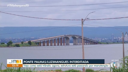 Ageto realiza manutenção em ponte que liga Palmas a Luzimangues