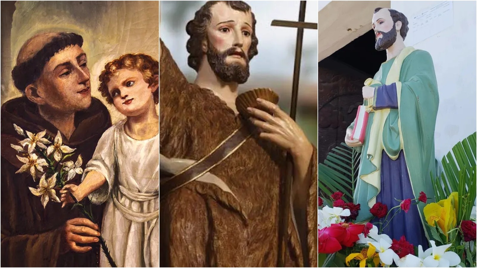 Quem foram Santo Antônio, São João e São Pedro e por que eles são ligados às festas juninas