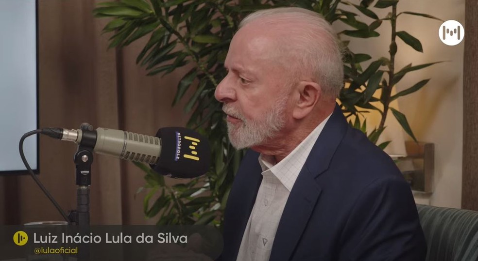 Lula em entrevista a rádio Metrópole, de Salvador — Foto: YouTube/Reprodução