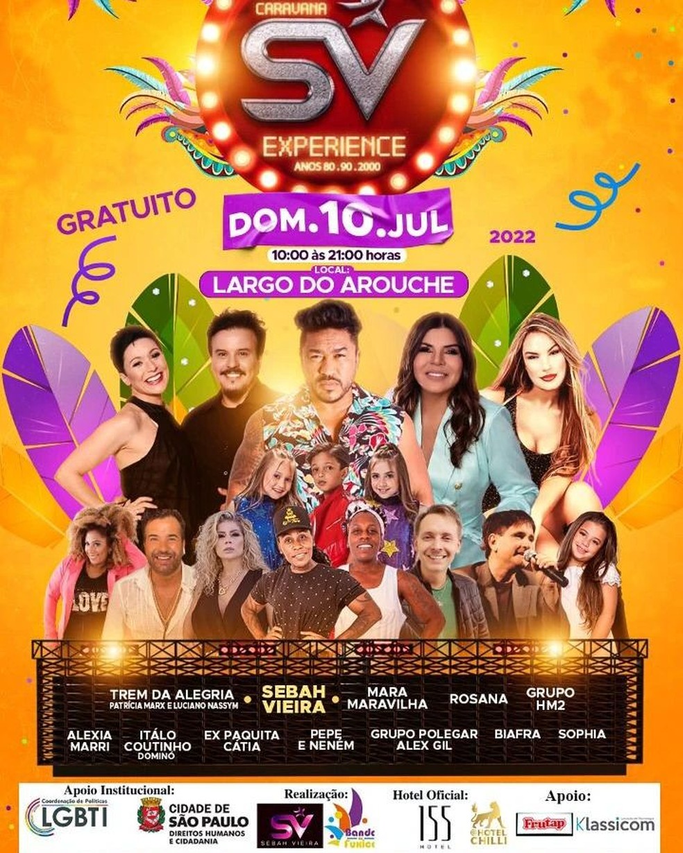 Show gratuito de artista colombiana acontece em Copacabana com previsão meteorológica favorável
