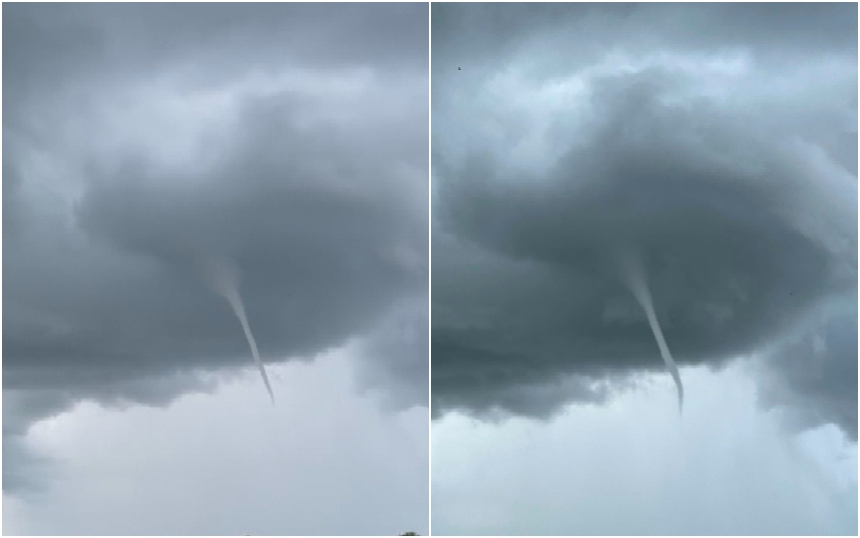 Nuvem funil chama atenção em zona rural de Itaberaí; vídeo 