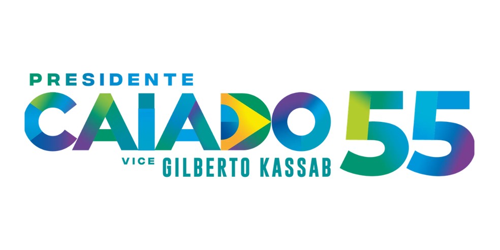 Logo campanha de Ronaldo Caiado (PSD) — Foto: Divulgação