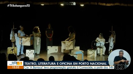 Cia ‘A Barraca’ realiza oficinas de teatro e literatura em Porto Nacional