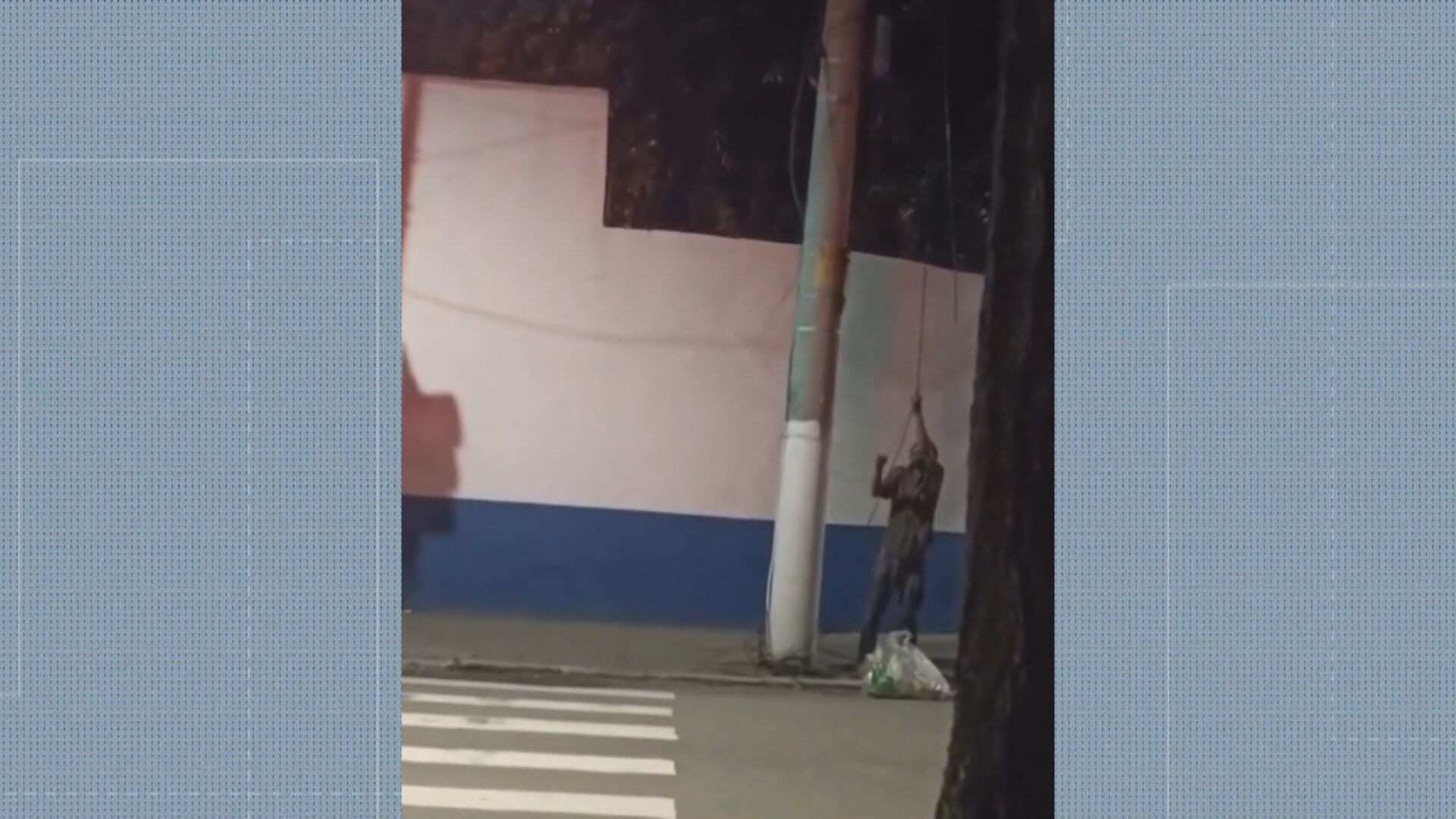 VÍDEO: Cabos de energia são furtados em frente a batalhão da PM em Olaria