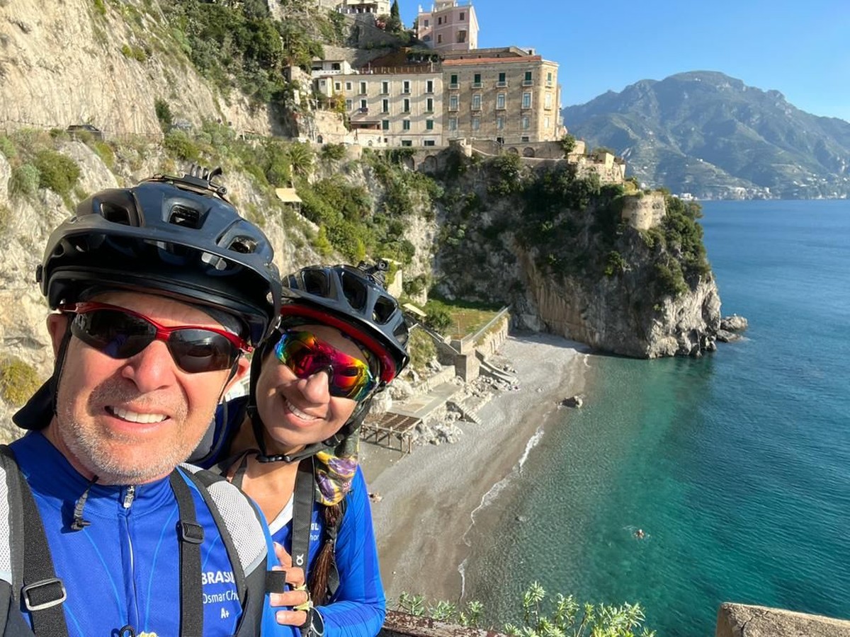 Una coppia che ha pedalato per 20 città italiane in 14 giorni ha pubblicato un libro sul cicloturismo a Bauru |  Bauru e Marilia