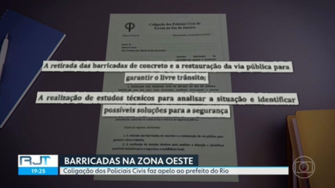 Paes divulga denúncia de organização de policiais civis para a prefeitura sobre barricadas; entidade e polícia criticam exposição