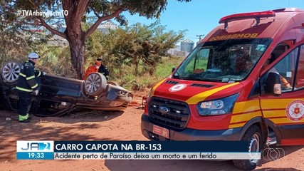 Uma pessoa morre após acidente próximo a Paraíso do Tocantins