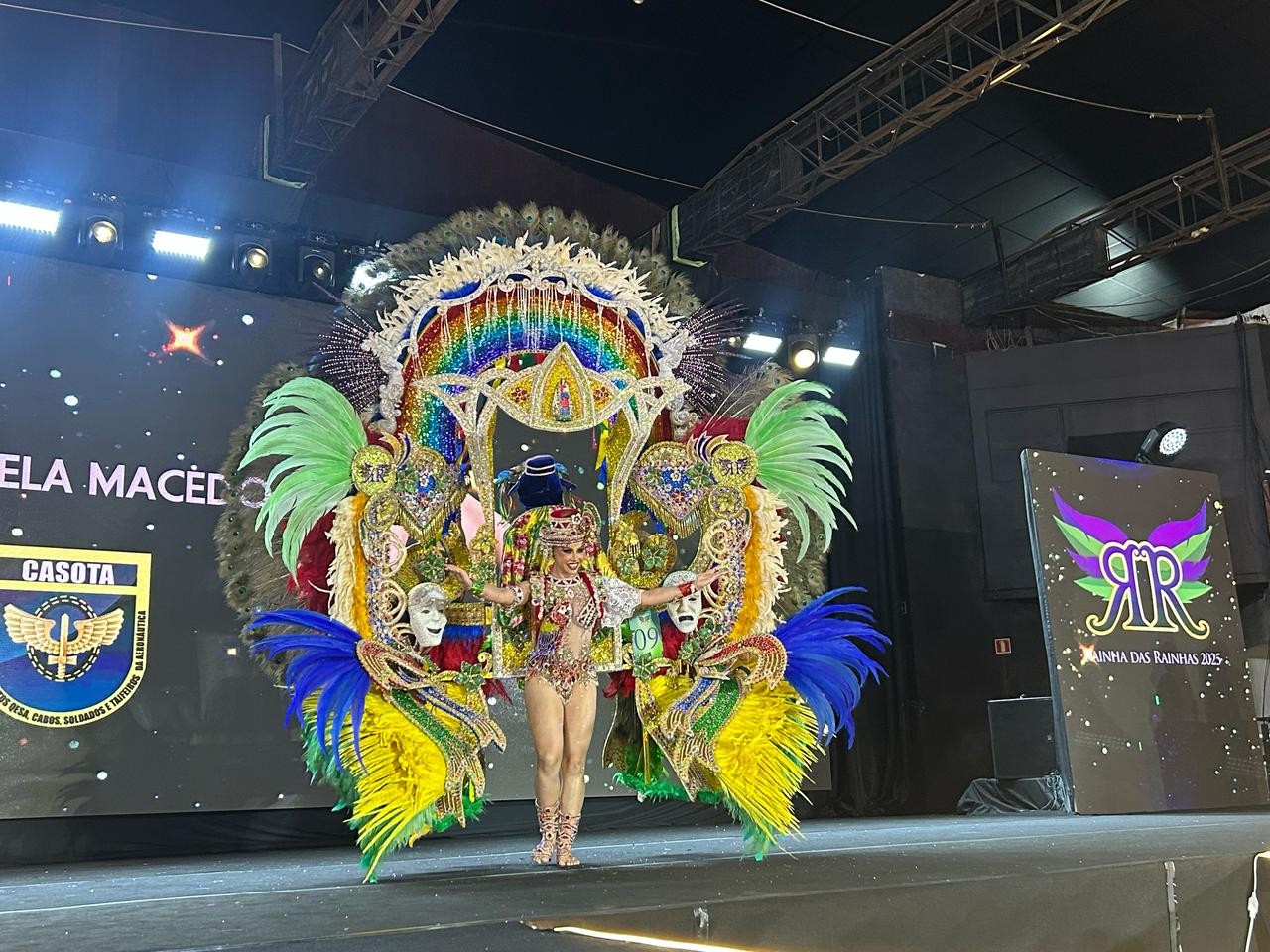 Rainha das Rainhas 2025: Gabriela Macedo representou o Casota. — Foto: Thaís Neves / g1
