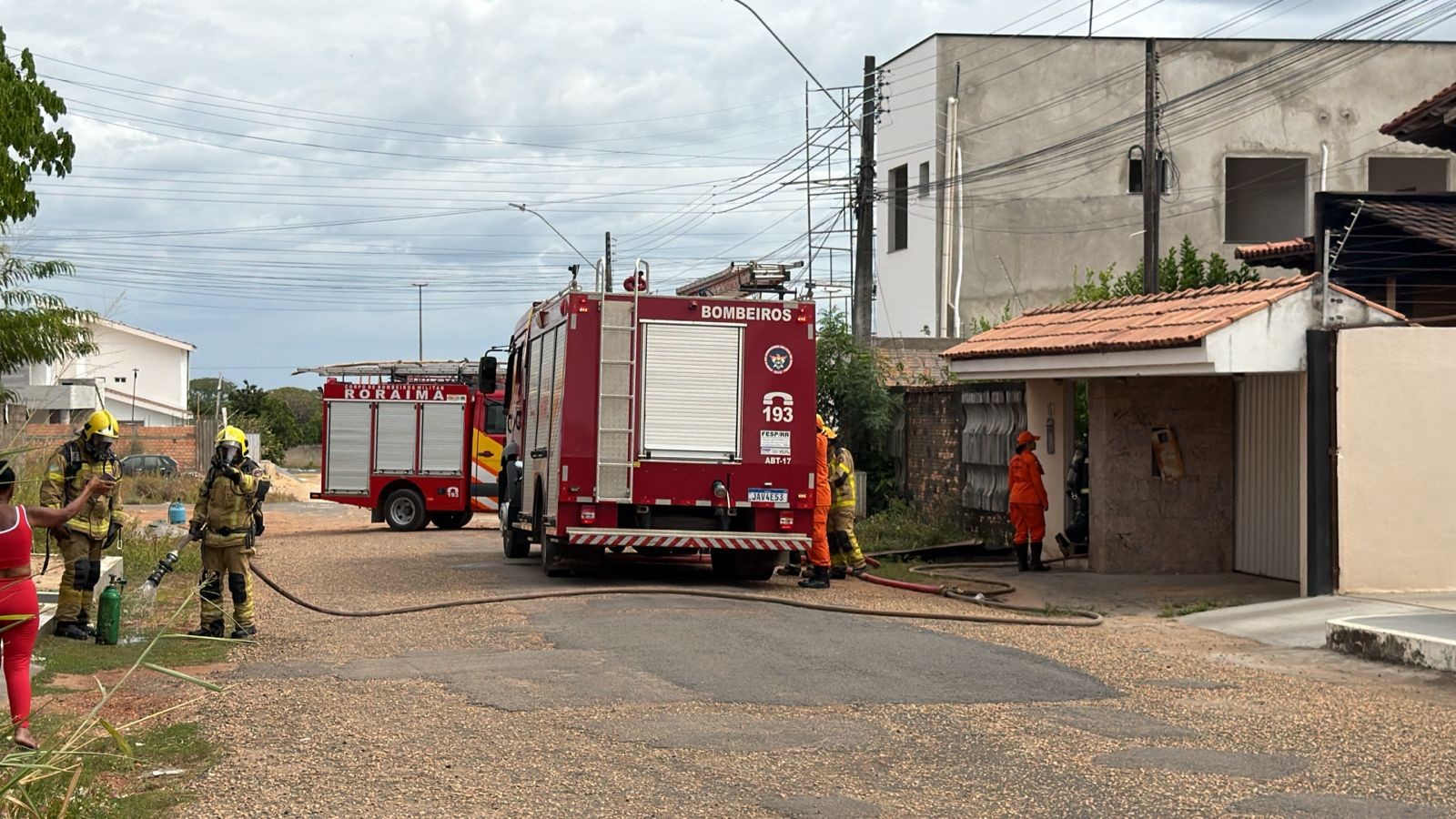 Incêndio atinge casa em Boa Vista