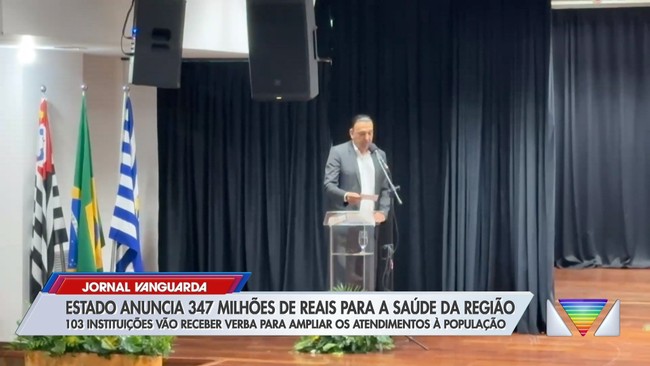 Estado de SP anuncia repasse de R$ 347 milhes para Sade no Vale