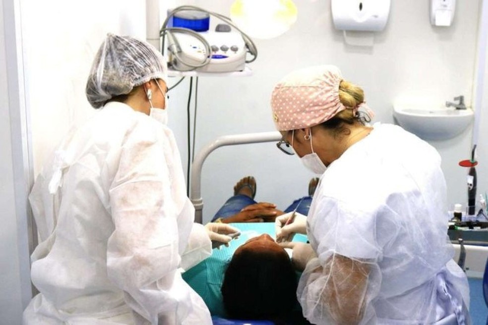 Projeto oferece atendimento odontológico gratuito para mulheres em situação de vulnerabilidade, no DF — Foto: Divulgação