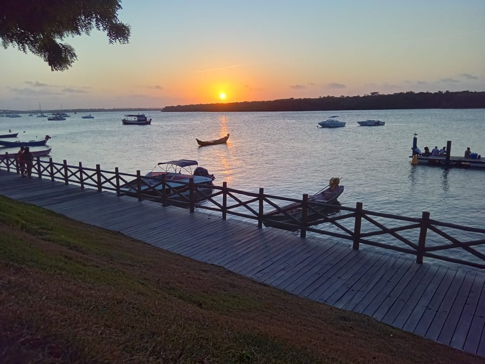 Orla Pôr do Sol em Aracaju — Foto: Isabelle Marques/ g1/Arquivo