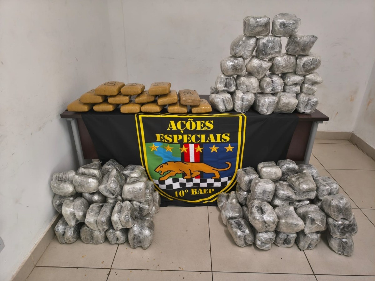 Operação da PM apreende 240 kg de drogas e prende quatro suspeitos na região de Campinas