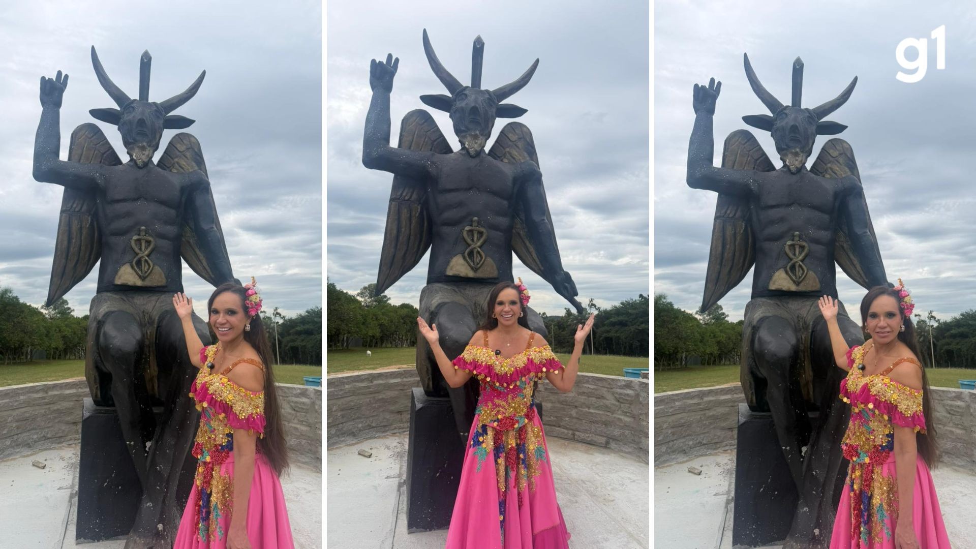 Estátua de 5 metros de Belzebu e sítio seguro para fiéis: três anos depois, o que mudou na vida de Mãe de Santo que viralizou no RS