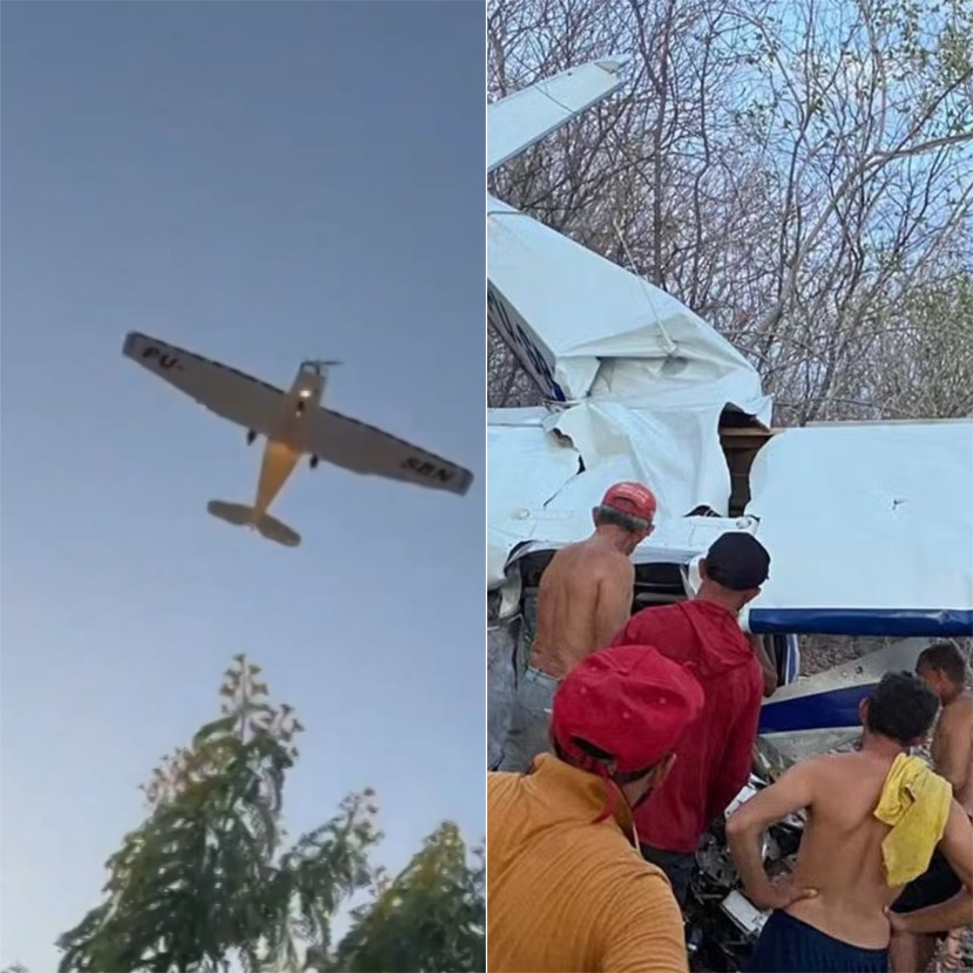 O que se sabe sobre a queda da aeronave em que piloto e passageiro sobreviveram no RN