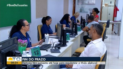 Eleitores têm até esta quarta-feira (6) para regularizar o título de eleitor