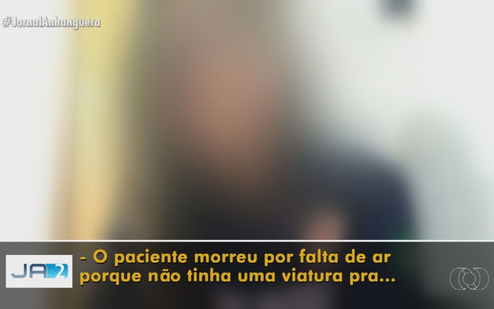 Médica conta que paciente morre com falta de ar a espera de ambulância do Samu em Goiânia, Goiás — Foto: Reprodução/TV Anhanguera