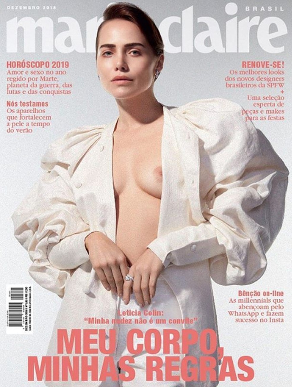 Foto de Leticia Colin com topless é excluída pelo Instagram e gera campanha  entre famosas | Pop & Arte | G1