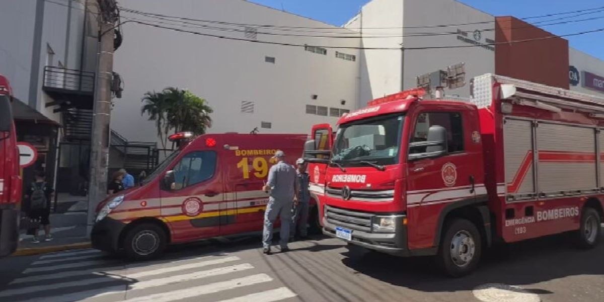 Incêndio em loja de calçados fecha Bauru Shopping