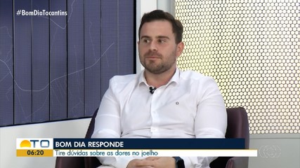 Ortopedista fala sobre dores no joelho no Bom Dia Responde