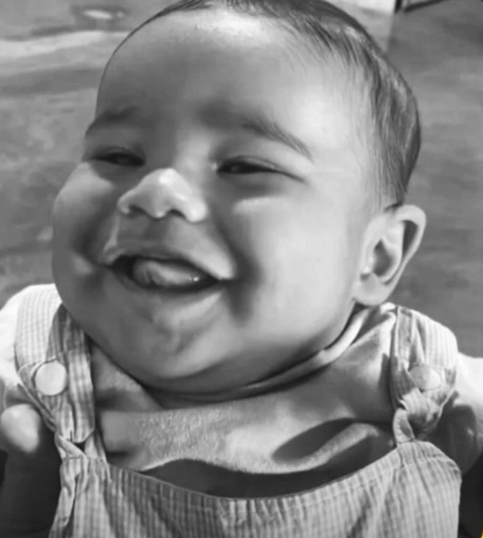 Noah Josué, de 4 meses, morreu após ser atropelado junto com a mãe na BR-304, no RN — Foto: Arquivo da família