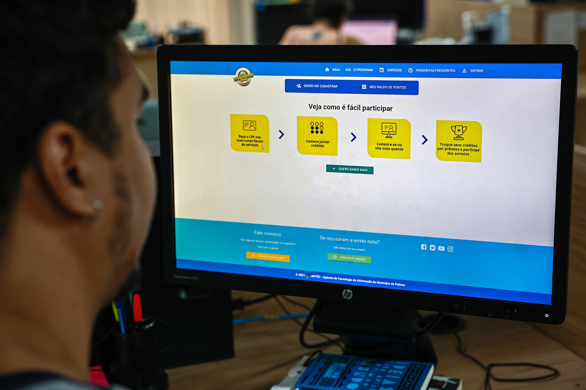 Nota Palmense Premiada sorteia prêmio de R$ 10 mil para contribuintes cadastrados; veja como participar
