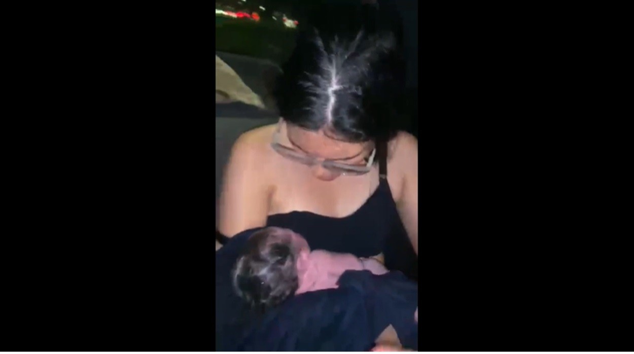 Casal enfrenta trânsito e bebê nasce em carro na BR-101