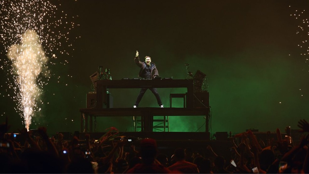 David Guetta em Manaus — Foto: Alcides Netto/Pump