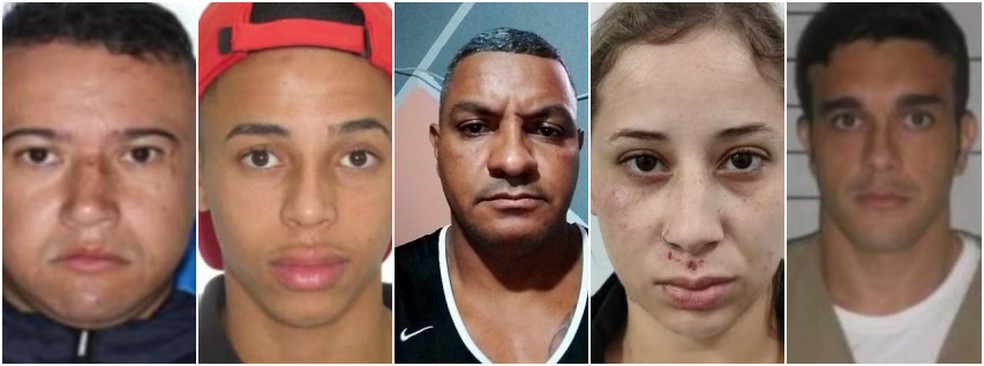 Suspeitos de participar do assassinato do ex-delegado-geral de SP — Foto: Divulgação/Polícia Civil SP