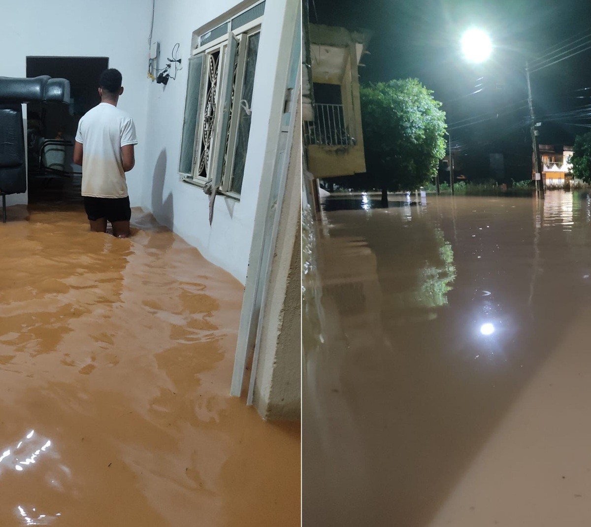 Porciúncula registra 131 milímetros de chuva em poucas horas; município contabiliza 32 pessoas desabrigadas e 244 desalojadas