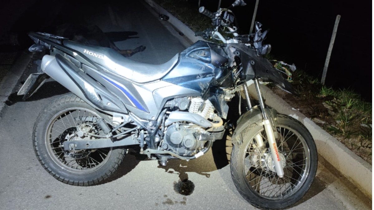 Motociclista morre após bater em uma vaca na BR-259, em Governador Valadares