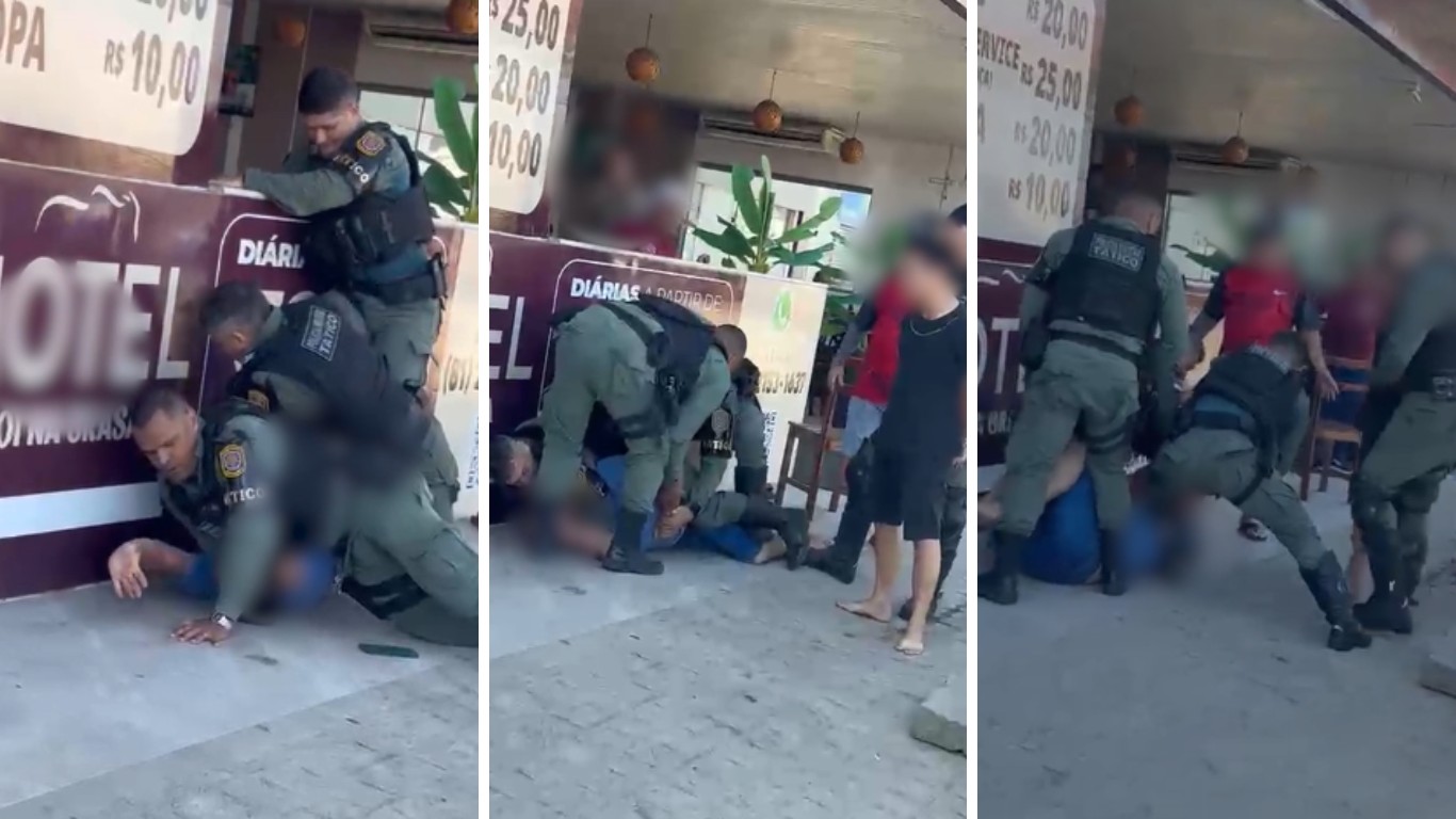VÍDEO: policiais agridem homem durante abordagem em Belo Jardim