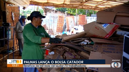 Palmas lança o auxílio Bolsa Catador
