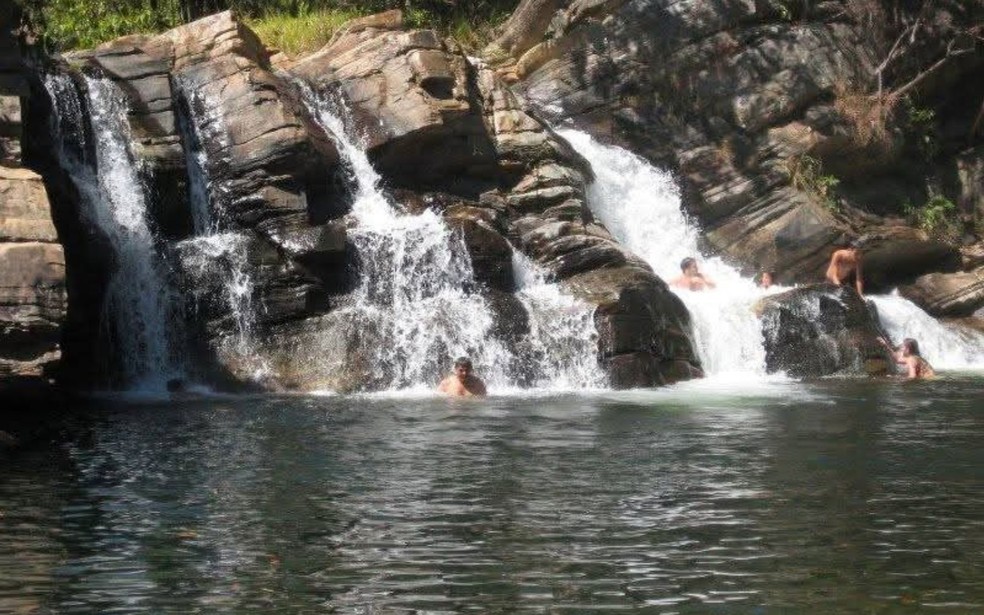 Cachoeira das Araras, em Goiás — Foto: Arquivo pessoal/Cristiano da Costa