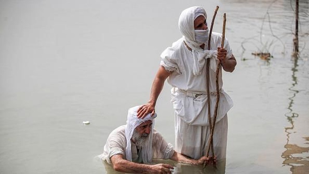 Os mandeus acreditam que o Tigre é um rio sagrado. — Foto: Getty Images via BBC