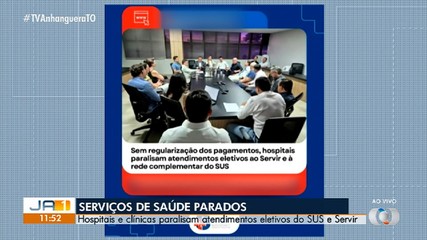 Hospitais e clínicas paralisam atendimentos eletivos do SUS e Servir