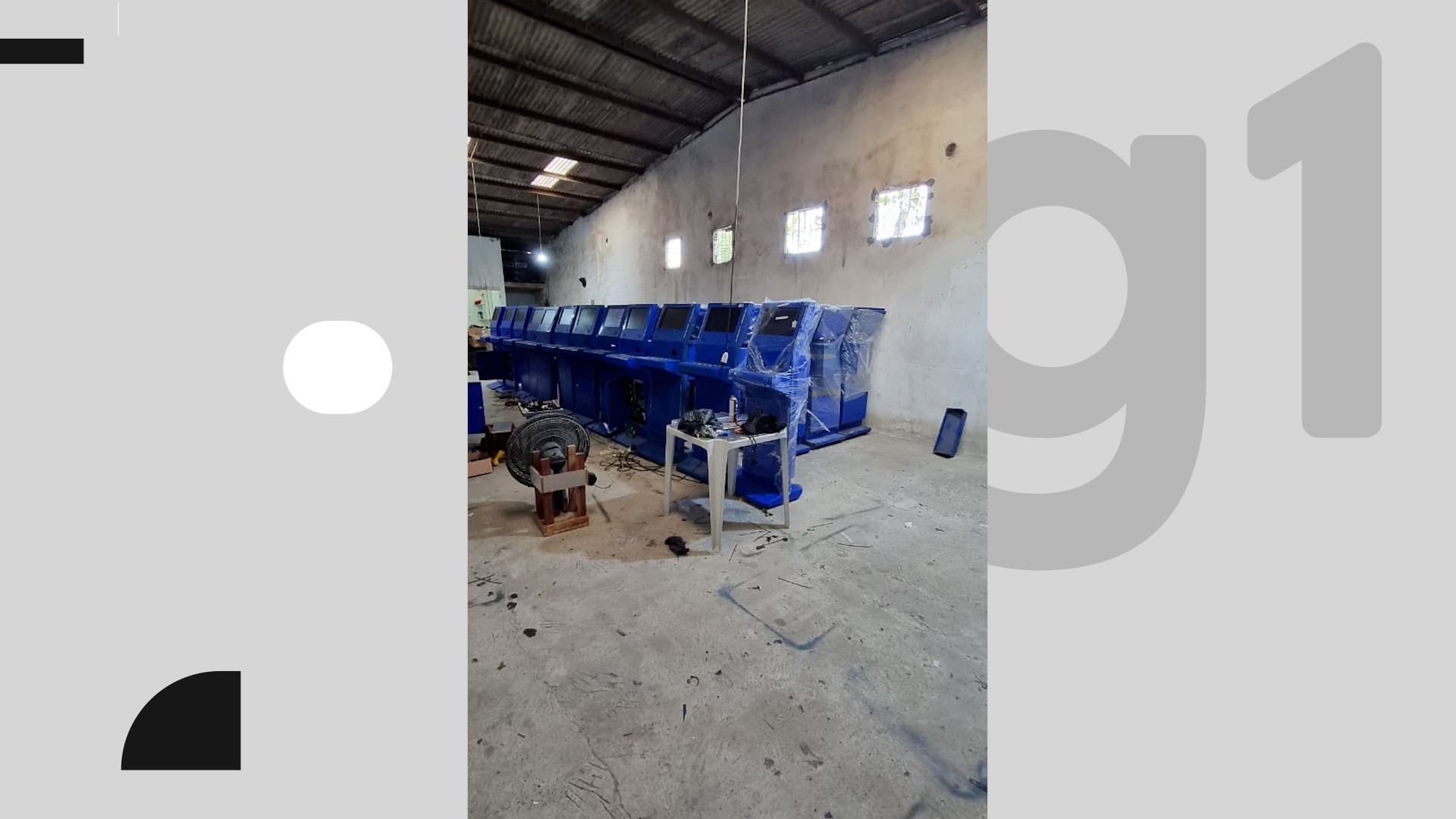 Duas pessoas são detidas e depósito de caça-níqueis irregulares é fechado na Grande João Pessoa