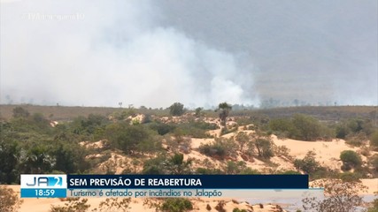 Turismo é afetado no Jalapão por causa das queimadas; saiba mais