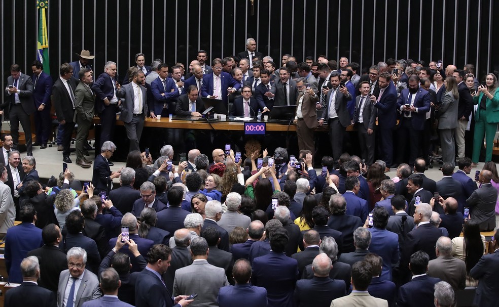 Sessão na Câmara dos Deputados — Foto: Bruno Spada/Câmara dos Deputados