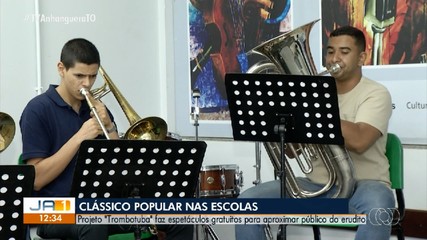 Projeto leva música clássica para escolas de Palmas